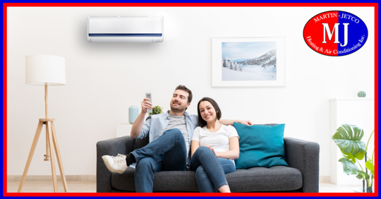 happy family with working AC