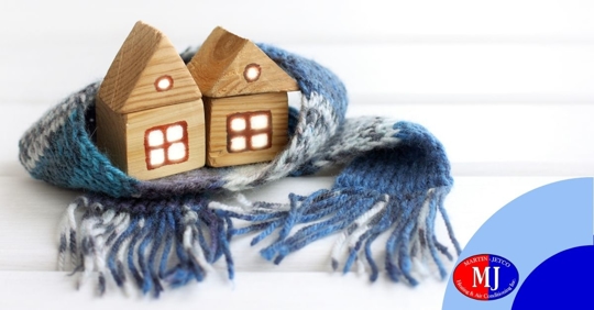 toy homes wrapped in scarves